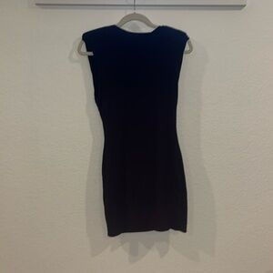 REFORMATION SHOULDERPAD BODYCON DRESS